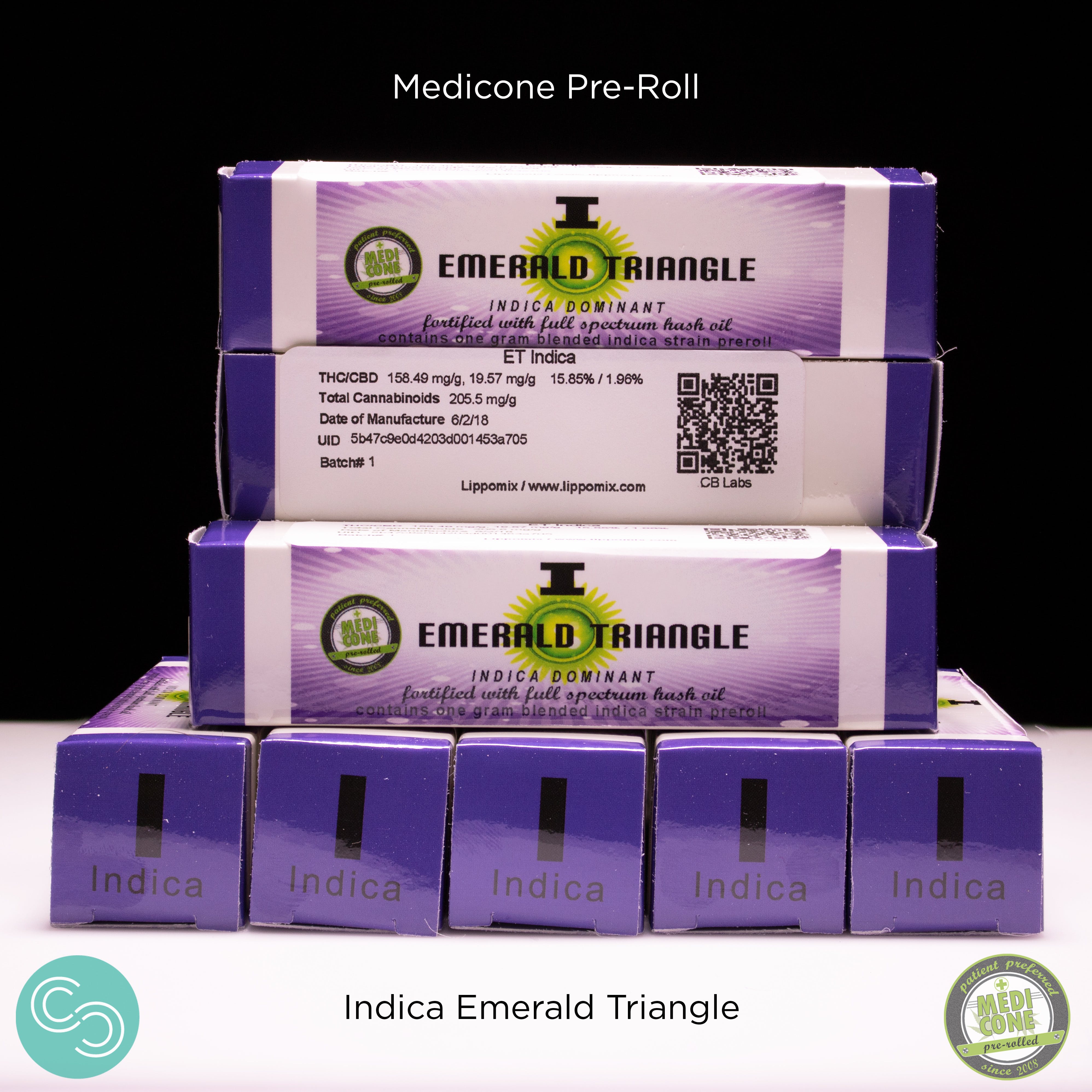 Medicone - Indica Emerald Triangle - 15% THC
