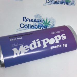 Medipops: Dark Chocolate Bar 180 MG THC