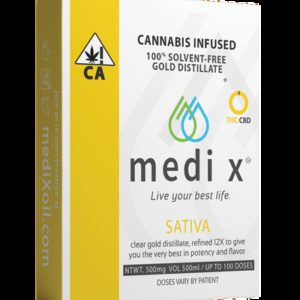 MediX Super Lemon Haze Gold Distillate Cartridge