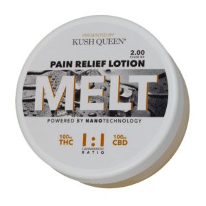 Melt 1:1 Pain Relief Lotion 100MG CBD 1MG THC 2oz (KUSH QUEEN)
