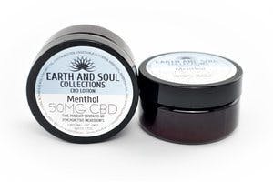 Menthol CBD Lotion - Earth and Soul Collections