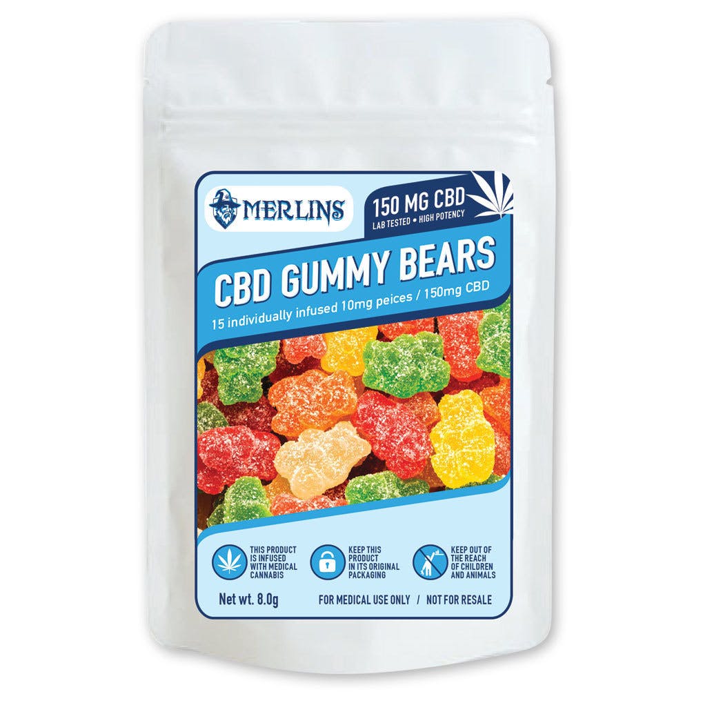 Merlin's Gummy Bears 250mg CBD