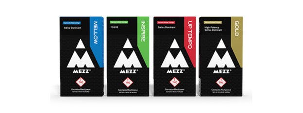 Mezz Brands 500mg Cartridges