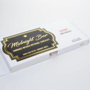 Midnight Roots Bar - Cherry Dark Chocolate 200mg THC