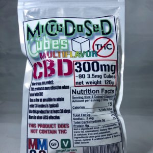 Midwest Medible Microdosed Cubes CBD