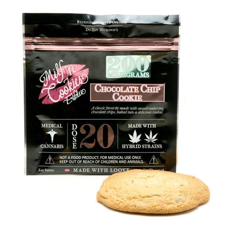 Milf'n Edibles - Chocolate Chip Cookie 200MG