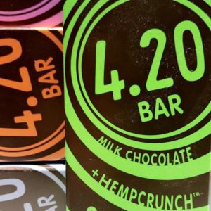 Milk Chocolate + HempCrunch 4.20 Bar - 200mg