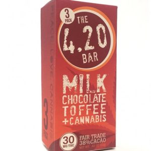 Milk Chocolate + Toffee 4.20Bar 3-Pack