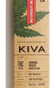 Milk Chocolate Bar 100 mg - Kiva