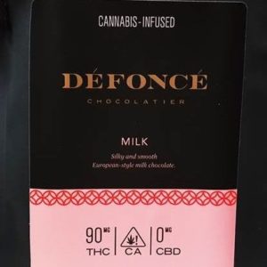 Milk Chocolate Bar 90mg, Défoncé