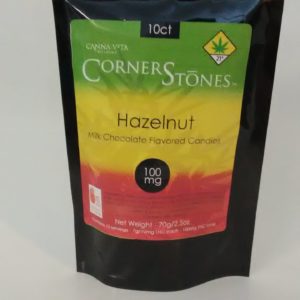 Milk Chocolate Hazelnut 100mg/10pk by Corner Stone