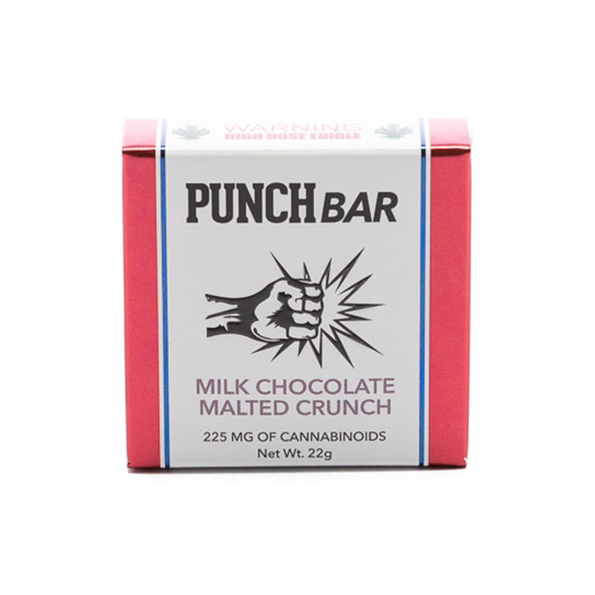 Milk Chocolate Malted Crunch Bar, 225mg