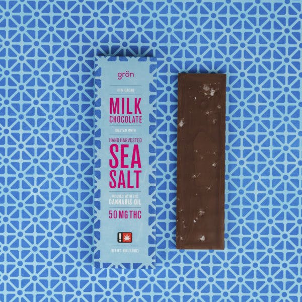 Milk Chocolate Sea Salt 50mg THC (Tax Included)