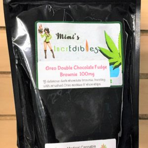 Mimi's Oreo Chocolate Fudge Brownie 100mg