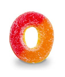 Mind Ryte: Peach Gummy Rings 100 mg