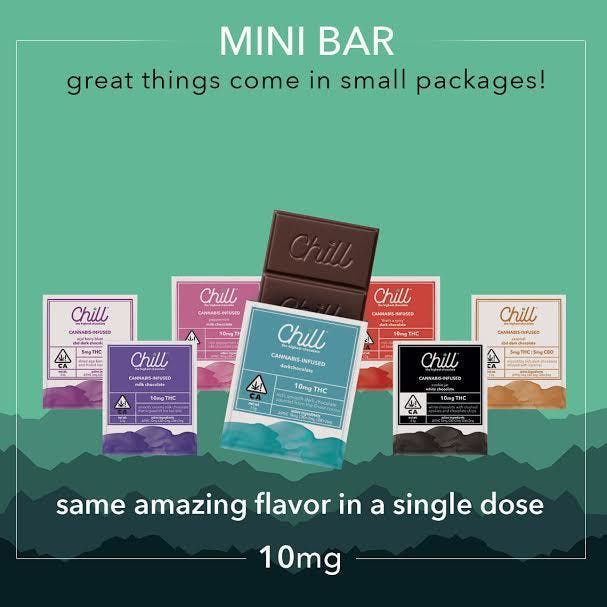 Mini Dark Chocolate Bar by Chill