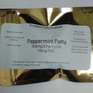 Mint Patty 150mg (75mg THC)
