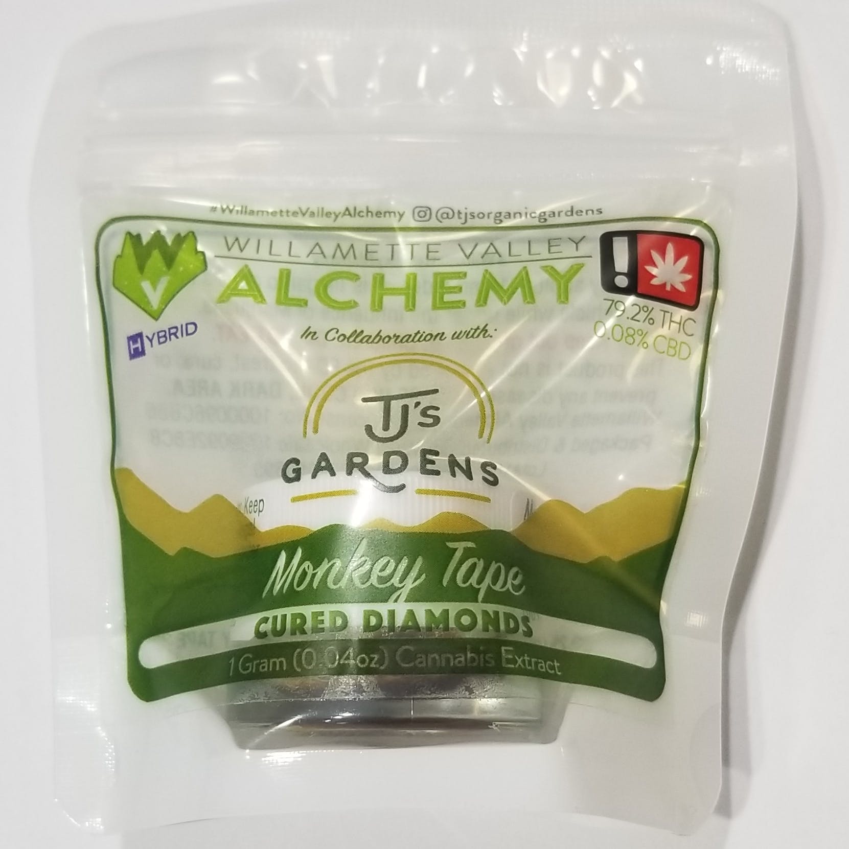 Monkey Tape Diamonds- Willamette Valley Alchemy