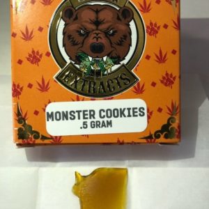 Monster Cookies Nug Run Shatter : BARE EXTRACTS