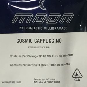 Moon Cosmic Cappuccino Hybrid Chocolate Bar