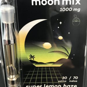 Moon Mix 1g Super Lemon Haze THC Vape Cartridge