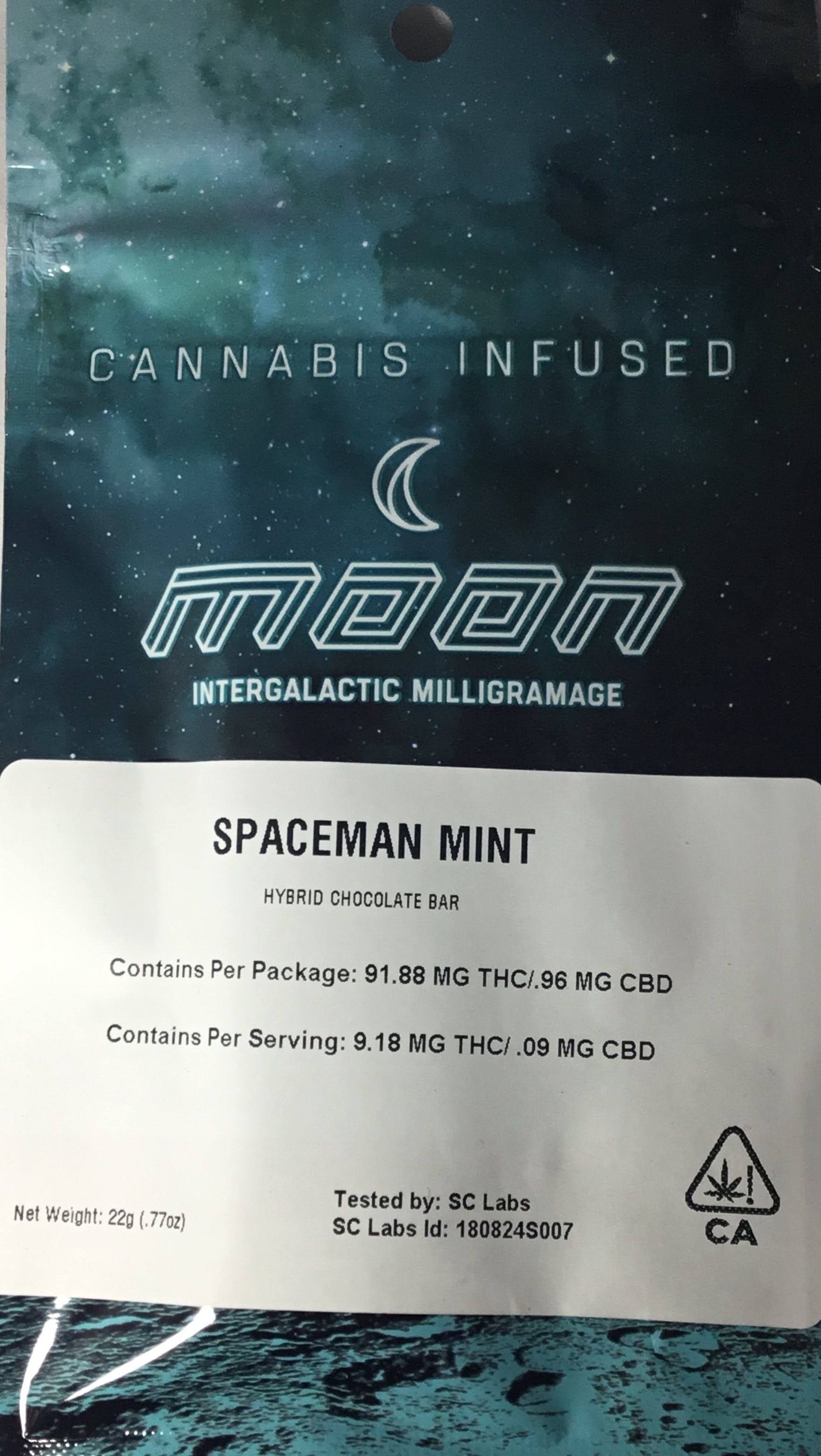MOON - Spaceman Mint Chocolate Bar