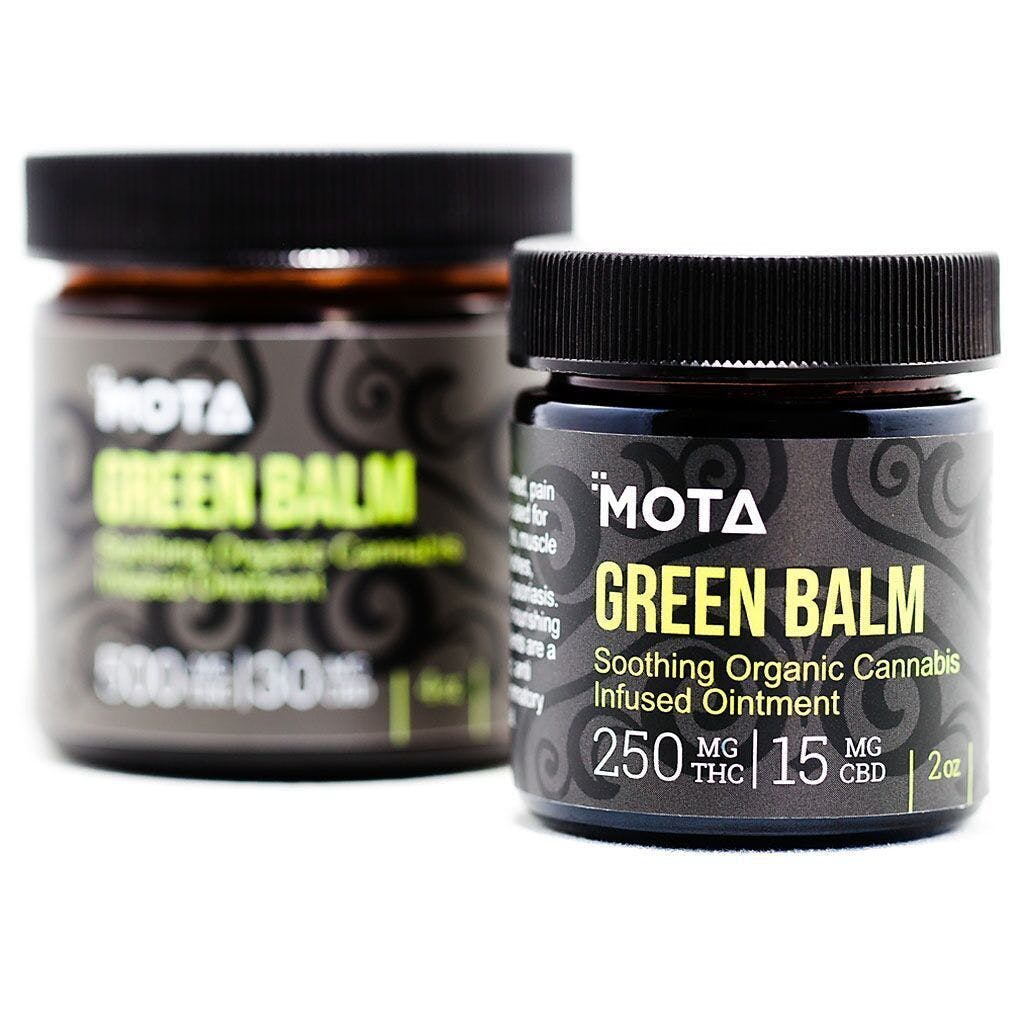 MOTA Green Balm 250mg THC 15mg CBD