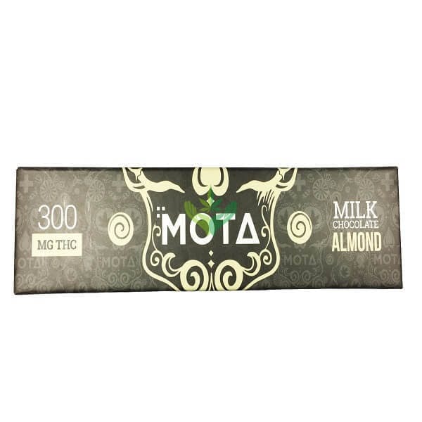 Mota - Milk Chocolate Almond Bars - 300mg