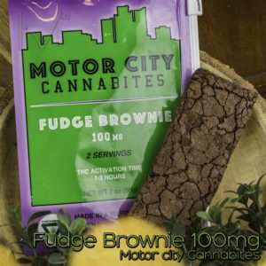 Motor City Cannabites 100mg - Fudge Brownie