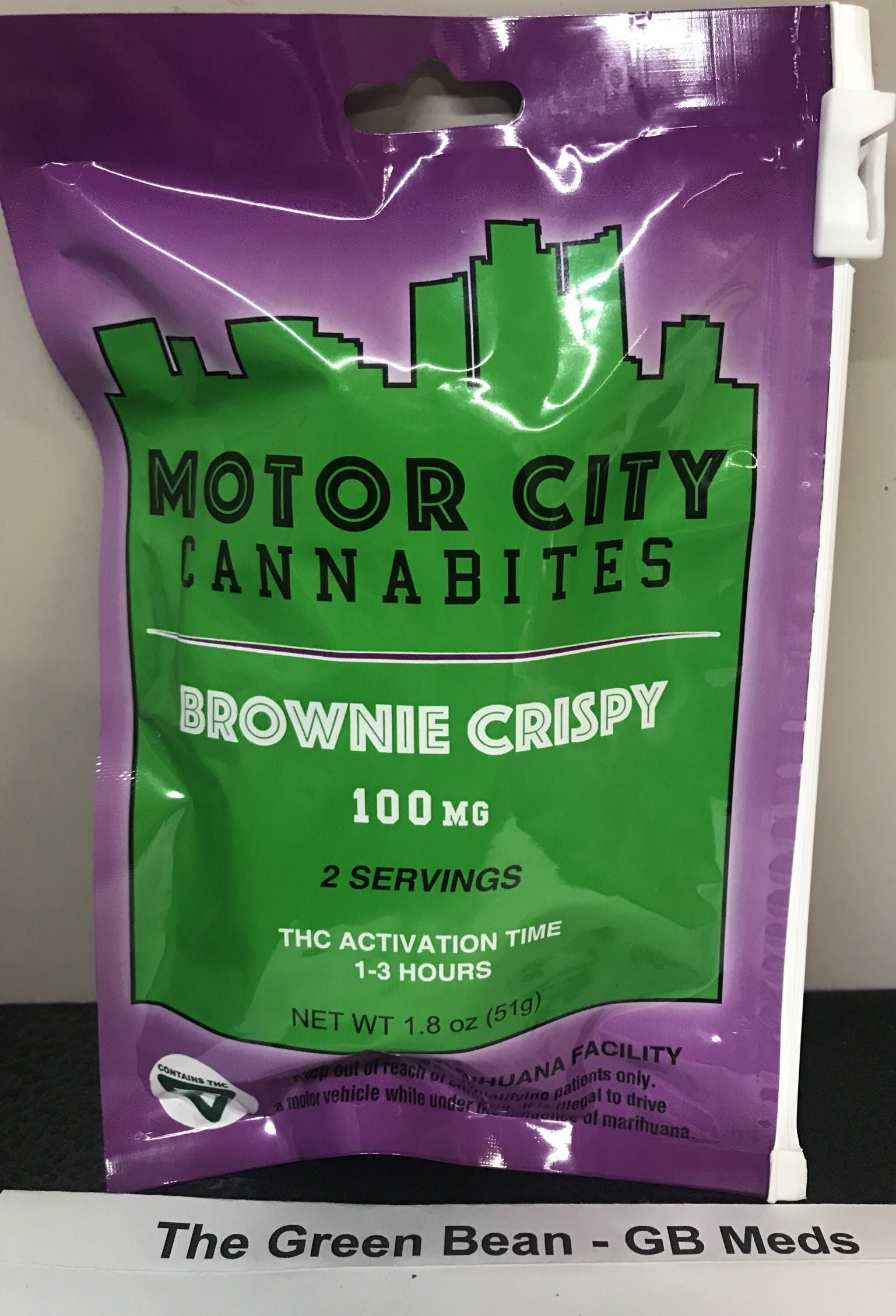 Motor City Cannabites Brownie Crispy