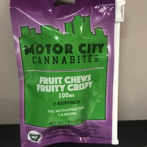 Motor City Cannabites-Fruit Chews Fruity Crispy