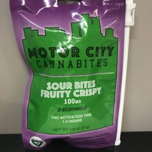 Motor City Cannabites-Sour Bites Fruity Crispy