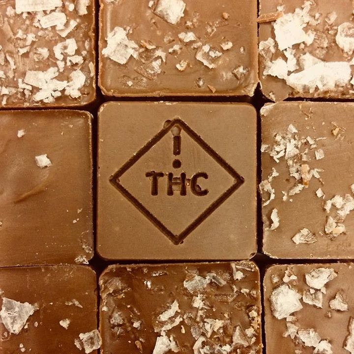 Mountain High Edibles Chocolate Peanut Butter Squares 100mg