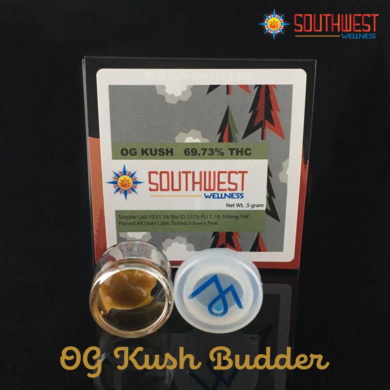 Mountaintop Extracts - OG Kush Budder - 0.5g