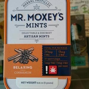 Moxey's Mints - Cinnamon Indica - 50mg #13997