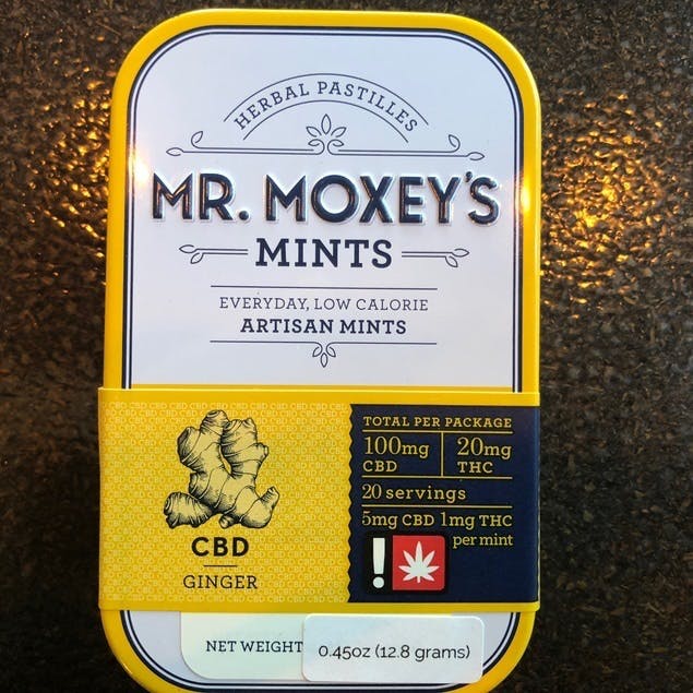 Moxey's Mints - Ginger Mint (100mg CBD) #13361