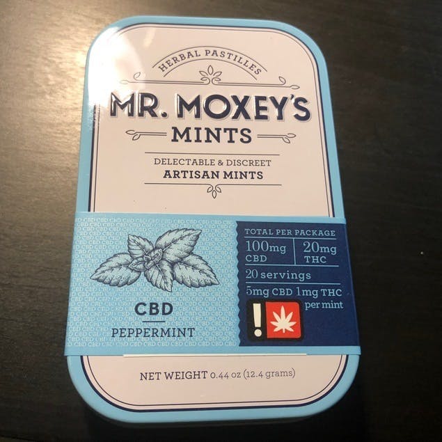 Moxey's Mints - Peppermint (100mg CBD) #13995