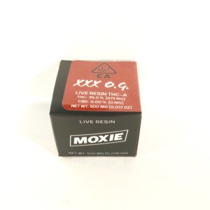 Moxie - XXX OG LIVE RESIN THC-A