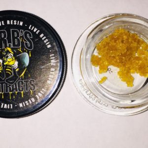 MR B EXTRACTS LIVE RESIN BUDDER GRAPE PIE