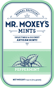 Mr. Moxey's energizing peppermint mints
