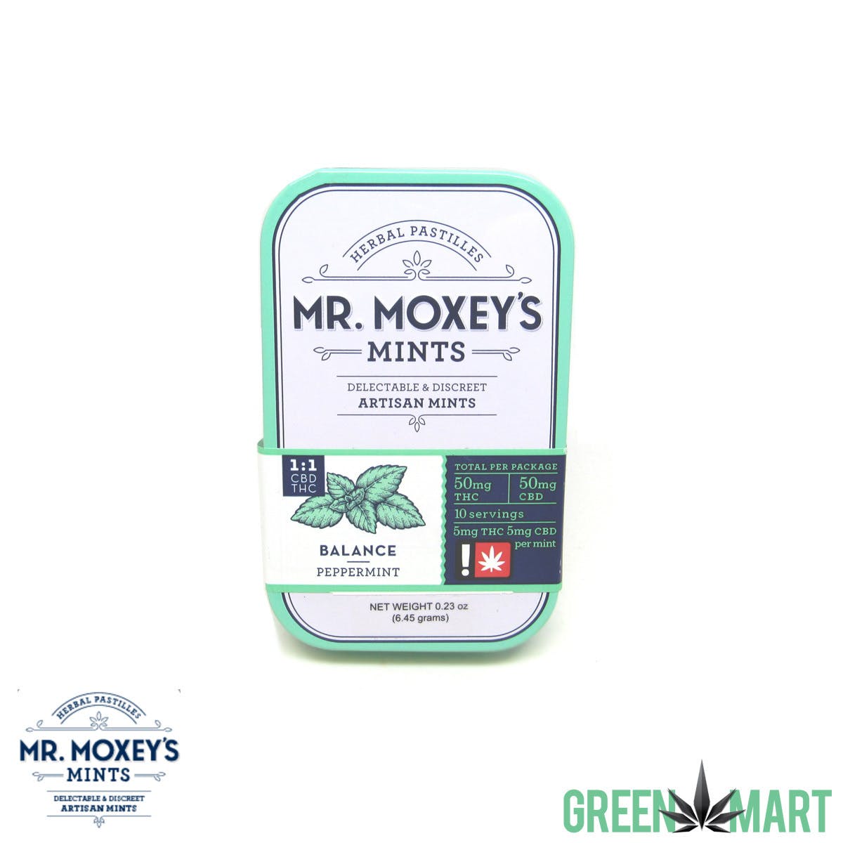 Mr. Moxey's Mints - 1:1 THC:CBD Peppermint