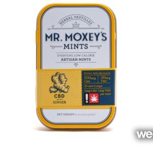 Mr. Moxey's Mints - Ginger - CBD/THC Enhanced - 5:1 Blend