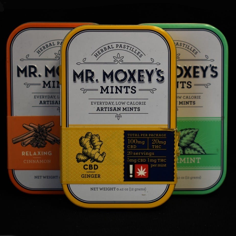 Mr Moxies CBD Ginger Mints