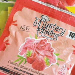 mystery baking 100 mg SOUR STRIPS