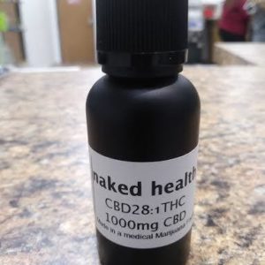 Naked Health 1000mg 28:1 CBD:THC Tincture