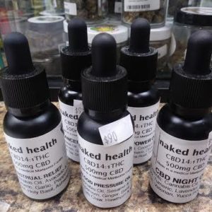 Naked Health 500mg Specialized 14:1 CBD:THC Tinctures