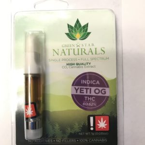 Naturals-Yeti OG Vape Cartridge #2162