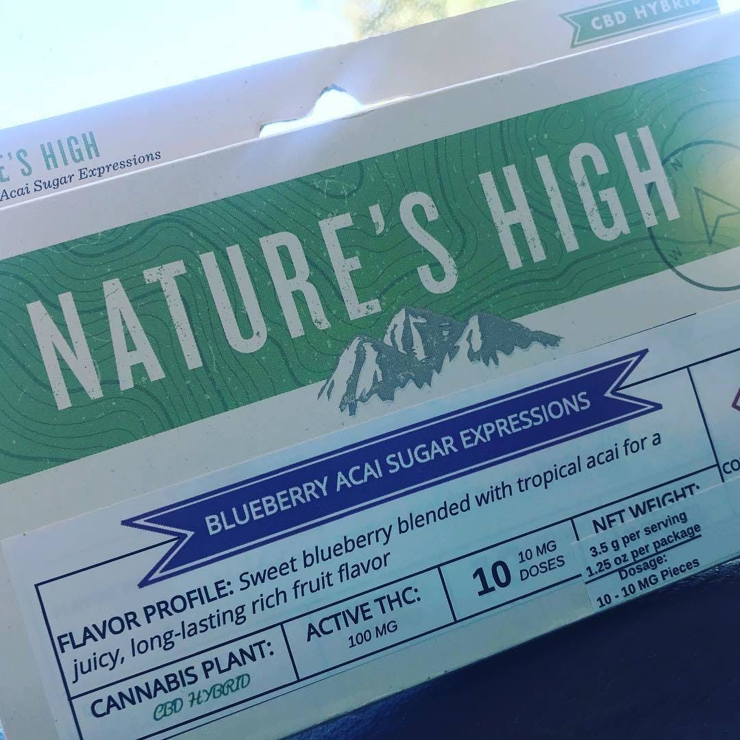 Natures High - Blueberry 100mg