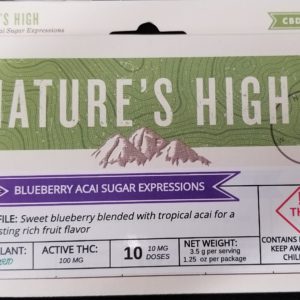 Nature's High Blueberry Acai Hard Drops CBD