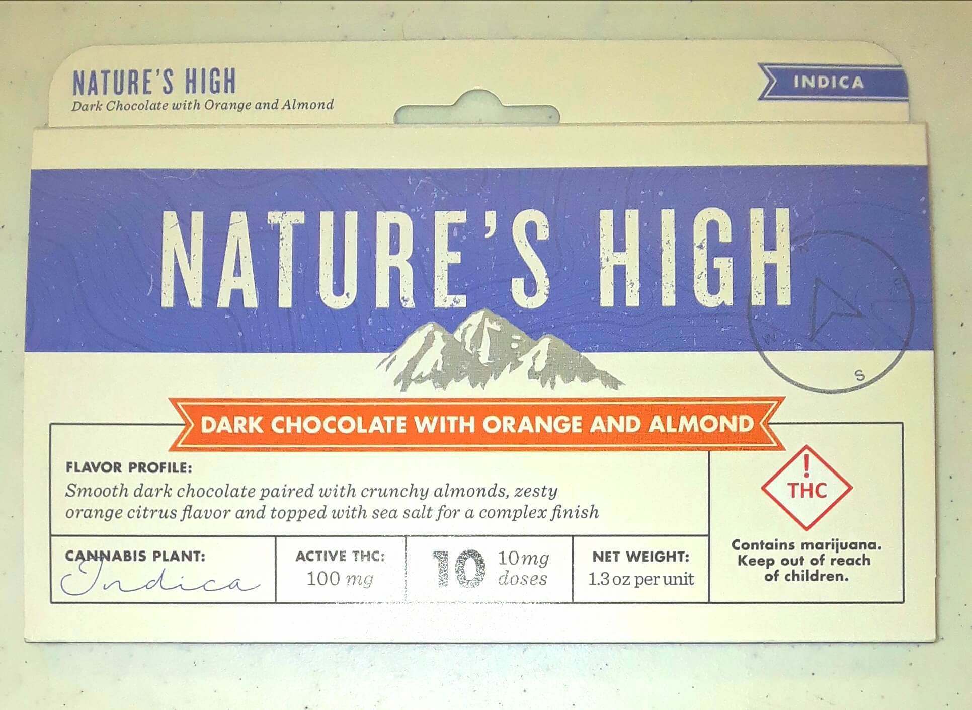 edible-natures-high-orange-almond-chocolate-100mg